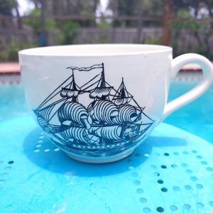 Ship mug Portmeirion Sailing Ship Mug Vintage soup cup bowl pirate